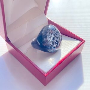 Stunning Baccarat ring New with tag and box.